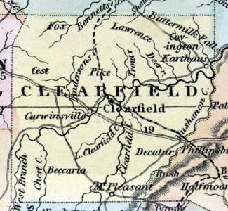 Clearfield County, Pennsylvania, 1857