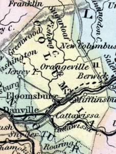 Columbia County, Pennsylvania, 1857
