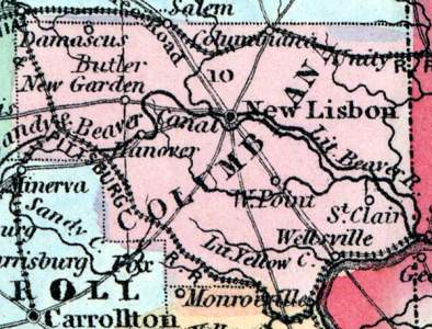 Columbiana County, Ohio, 1857