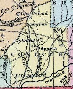 Conecuh County, Alabama, 1857