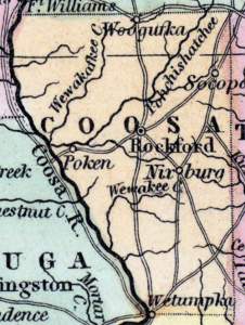 Coosa County, Alabama, 1857
