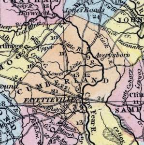 Cumberland County, North Carolina, 1857