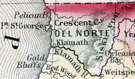 Del Norte County, California, 1860
