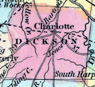 Dickson County, Tennessee, 1857