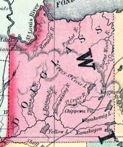 Douglas County, Wisconsin, 1857