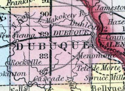 Dubuque County, Iowa, 1857