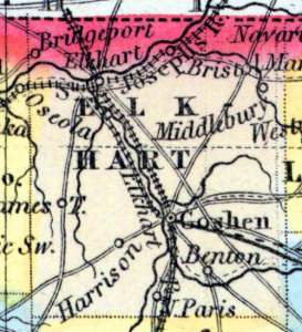 Elkhart County, Indiana, 1857
