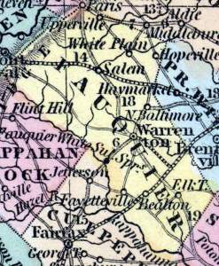 Fauquier County, Virginia, 1857