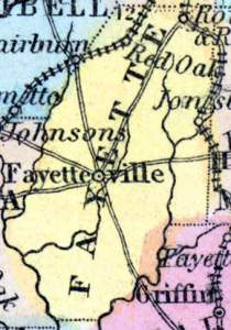 Fayette County, Georgia, 1857