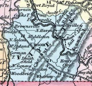 Fayette County, Pennsylvania, 1857