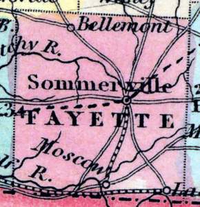 Fayette County, Tennessee, 1857