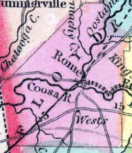 Floyd County, Georgia, 1857