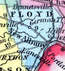 Floyd County, Indiana, 1857
