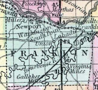 Franklin County, Missouri, 1857