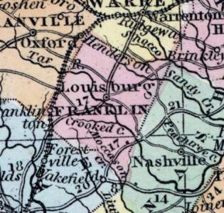Franklin County, North Carolina, 1857