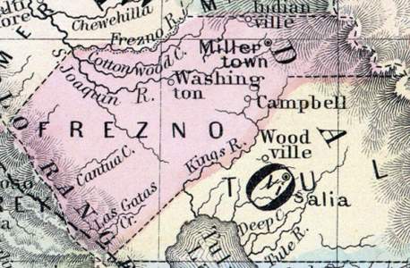 Fresno County, California, 1860