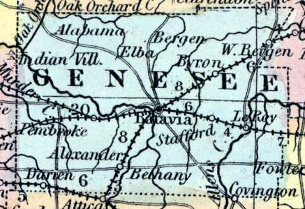 Genesee County, New York, 1857