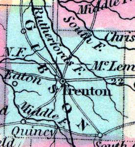 Gibson County, Tennessee, 1857