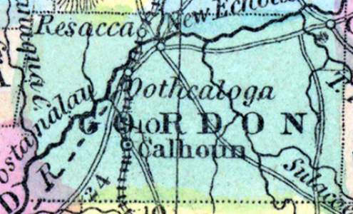 Gordon County, Georgia, 1857