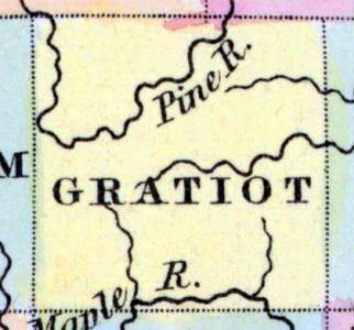 Gratiot County, Michigan, 1857