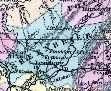 Greenbrier County, Virginia, 1857