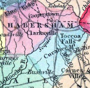 Habersham County, Georgia, 1857