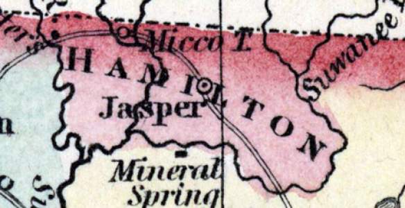 Hamilton County, Florida, 1857