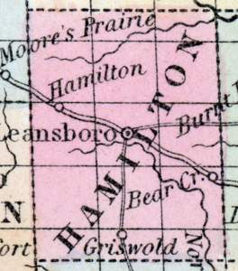 Hamilton County, Illinois, 1857
