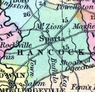 Hancock County, Georgia, 1857