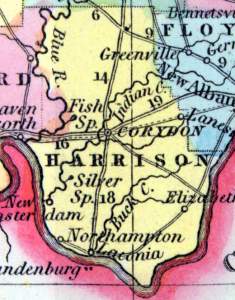 Harrison County, Indiana, 1857