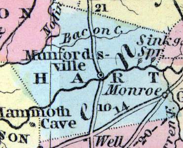 Hart County, Kentucky, 1857