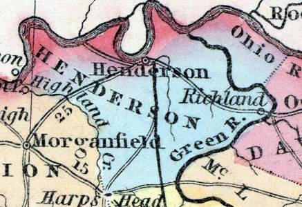 Henderson County, Kentucky, 1857