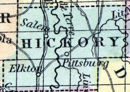 Hickory County, Missouri, 1857