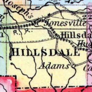 Hillsdale County, Michigan, 1857