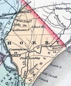Horry District, South Carolina, 1857