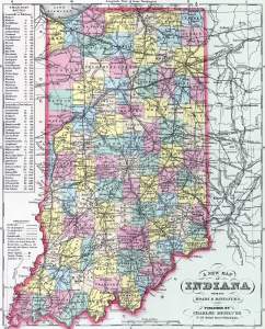 Indiana, 1857, zoomable map