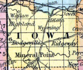 Iowa County, Wisconsin, 1857
