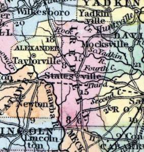 Iredell County, North Carolina, 1857