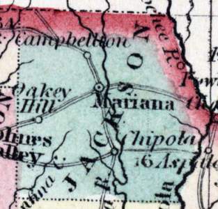 Jackson County, Florida, 1857