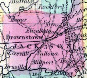 Jackson County, Indiana, 1857