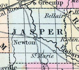 Jasper County, Illinois, 1857