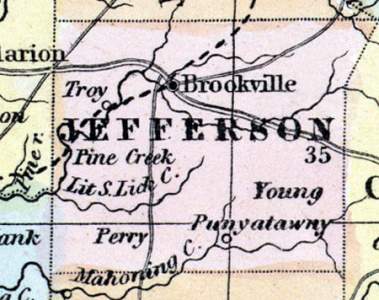Jefferson County, Pennsylvania, 1857