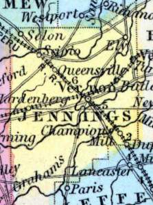 Jennings County, Indiana, 1857