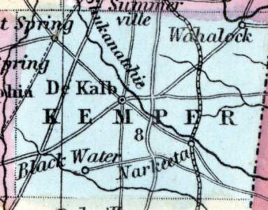 Kemper County, Mississippi, 1857