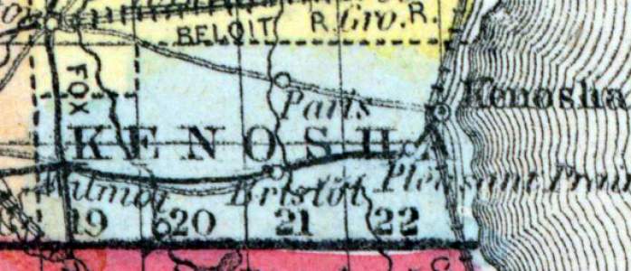 Kenosha County, Wisconsin, 1857