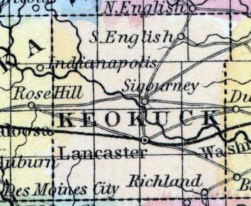 Keokuk County, Iowa, 1857