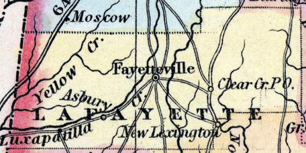 Lafayette County, Alabama, 1857