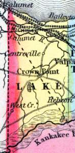 Lake County, Indiana, 1857