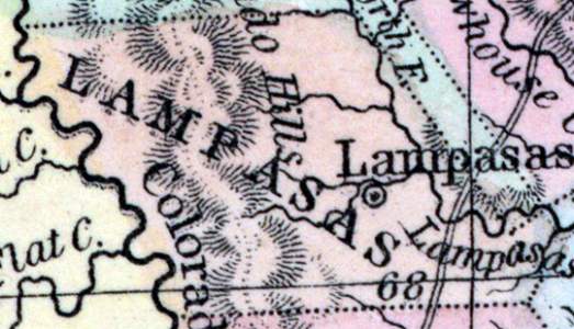 Lampasas County, Texas, 1857