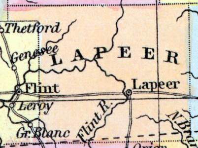 Lapeer County, Michigan, 1857